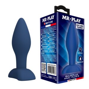 MR PLAY – TAPERED SILICONE ANAL PLUG BLUE S Anal Sex Toys | SEXstore.ie