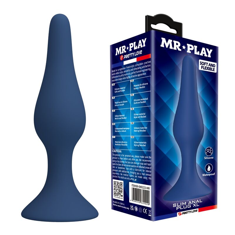 MR PLAY – TAPERED SILICONE ANAL PLUG BLUE XL Anal Sex Toys | SEXstore.ie 4 MR PLAY – TAPERED SILICONE ANAL PLUG BLUE XL Anal Sex Toys | SEXstore.ie 4