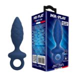 MR PLAY – TEXTURED ANAL PLUG WITH RING BLUE S Anal Sex Toys | SEXstore.ie 12