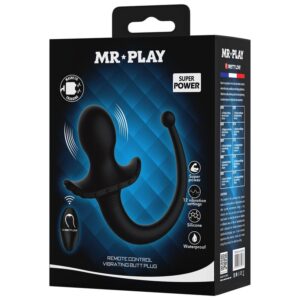 MR PLAY – WIRELESS REMOTE CONTROL ANAL AND PERINEUM VIBRATOR BLACK Anal Sex Toys | SEXstore.ie 3