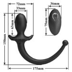MR PLAY – WIRELESS REMOTE CONTROL ANAL AND PERINEUM VIBRATOR BLACK Anal Sex Toys | SEXstore.ie 22