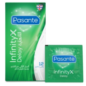 PASANTE – DELAY INFINITY CONDOMS 12 UNITS All Condom Box Sizes | SEXstore.ie