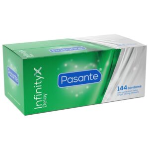 PASANTE – DELAY INFINITY CONDOMS BOX 144 UNITS All Condom Box Sizes | SEXstore.ie