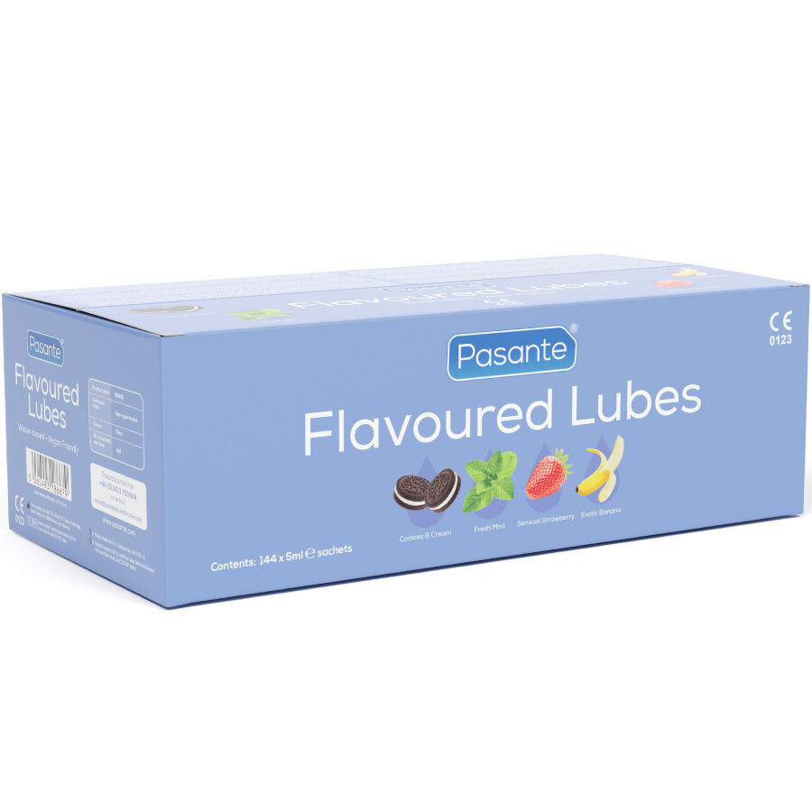 PASANTE – FLAVOR LUBRICANTS BOX 144 UNITS 5 ML All Condom Box Sizes | SEXstore.ie 4 PASANTE – FLAVOR LUBRICANTS BOX 144 UNITS 5 ML All Condom Box Sizes | SEXstore.ie 4