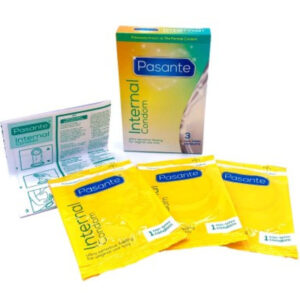 PASANTE – INTERNAL CONDOM NON-LATEX 3 UNITS All Condom Box Sizes | SEXstore.ie 3