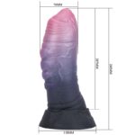 POWER MONSTERS – DREADFUL FIEND BICOLOR FANTASY SILICONE DILDO 24 CM Ø 6 CM Dildos | SEXstore.ie 17