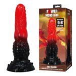 POWER MONSTERS – FIRE DRAGON FANTASY DILDO WITH SUCTION CUP 24.5 CM Ø 5.8 CM RED & BLACK Dildos | SEXstore.ie 20