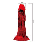 POWER MONSTERS – MINOTAUR FANTASY DILDO WITH SUCTION CUP 21 CM Ø 5 CM RED & BLACK Dildos | SEXstore.ie 15