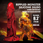 POWER MONSTERS – MINOTAUR FANTASY DILDO WITH SUCTION CUP 21 CM Ø 5 CM RED & BLACK Dildos | SEXstore.ie 17