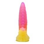 POWER MONSTERS – RIPPLIED MONSTER FANTASY DILDO WITH SUCTION CUP 22.5 CM Ø 5.5 CM PINK & YELLOW Dildos | SEXstore.ie 14