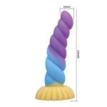 POWER MONSTERS – UNICORN TRICOLOR FANTASY SILICONE DILDO 22 CM Ø 5 CM Dildos | SEXstore.ie 19