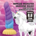 POWER MONSTERS – UNICORN TRICOLOR FANTASY SILICONE DILDO 22 CM Ø 5 CM Dildos | SEXstore.ie 21