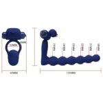 PRETTY LOVE – AJMAL VIBRATING RING WITH PLUG BLUE Cock Rings | SEXstore.ie 20