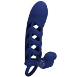 PRETTY LOVE – ALTAF VIBRATOR RING WITH SILICONE SHEATH BLUE Cock Rings | SEXstore.ie 17