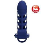 PRETTY LOVE – ALTAF VIBRATOR RING WITH SILICONE SHEATH BLUE Cock Rings | SEXstore.ie 19