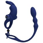 PRETTY LOVE – AYAD RABBIT VIBRATOR RING WITH PLUG BLUE Cock Rings | SEXstore.ie 15