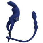 PRETTY LOVE – AYAD RABBIT VIBRATOR RING WITH PLUG BLUE Cock Rings | SEXstore.ie 17