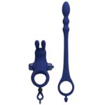 PRETTY LOVE – AYAD RABBIT VIBRATOR RING WITH PLUG BLUE Cock Rings | SEXstore.ie 18