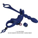 PRETTY LOVE – AYAD RABBIT VIBRATOR RING WITH PLUG BLUE Cock Rings | SEXstore.ie 23