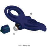 PRETTY LOVE – BRONSON DOUBLE RING WITH VIBRATION BLUE Cock Rings | SEXstore.ie 19
