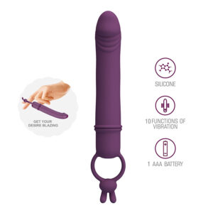 PRETTY LOVE – CORA VIBRATOR PENIS FORM WITH RESISTANCE RING Cock Rings | SEXstore.ie 3