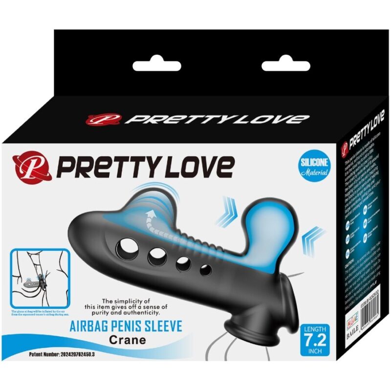 PRETTY LOVE – CRANE PENIS SLEEVE WITH AIRBAG BLACK Penis Extenders & Sleeves | SEXstore.ie 16