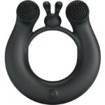 PRETTY LOVE – DAHLIA VIBRATING RING + CLITORIS STIMULATOR 12 VIBRATIONS BLACK Cock Rings | SEXstore.ie 13