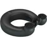 PRETTY LOVE – DAHLIA VIBRATING RING + CLITORIS STIMULATOR 12 VIBRATIONS BLACK Cock Rings | SEXstore.ie 15