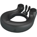 PRETTY LOVE – DAHLIA VIBRATING RING + CLITORIS STIMULATOR 12 VIBRATIONS BLACK Cock Rings | SEXstore.ie 16