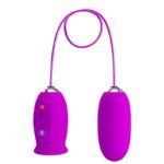 PRETTY LOVE – DAISY DUAL EGG RECHARGEABLE VIBRATOR PURPLE Balls, eggs and bullets | SEXstore.ie 14
