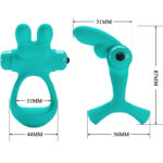 PRETTY LOVE – DANTE GREEN RABBIT VIBRATOR RING Cock Rings | SEXstore.ie 14