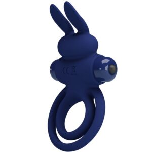 PRETTY LOVE – DAREY DOUBLE VIBRATING RING RABBIT BLUE Cock Rings | SEXstore.ie