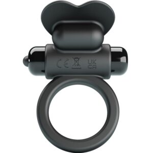 PRETTY LOVE – DEBONAIRE VIBRATING RING RABBIT 10 VIBRATIONS BLACK Cock Rings | SEXstore.ie