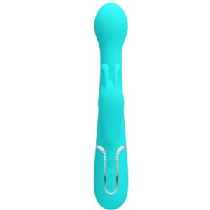 PRETTY LOVE – DEJON RABBIT VIBRATOR 3 IN 1 MULTIFUNCTION AQUA GREEN Rabbit Vibrators | SEXstore.ie 3