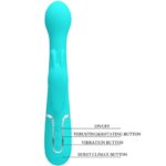 PRETTY LOVE – DEJON RABBIT VIBRATOR 3 IN 1 MULTIFUNCTION AQUA GREEN Rabbit Vibrators | SEXstore.ie 22