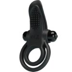 PRETTY LOVE – DOUBLE VIBRATING RING + CLITORIS STIMULATOR 10 VIBRATIONS BLACK Cock Rings | SEXstore.ie 11