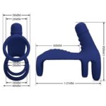 PRETTY LOVE – ELISH VIBRATING RING WITH EXTENSION BLUE Cock Rings | SEXstore.ie 15
