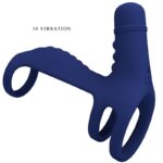 PRETTY LOVE – ELISH VIBRATING RING WITH EXTENSION BLUE Cock Rings | SEXstore.ie 18