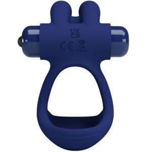 PRETTY LOVE – FRANCISCO DOUBLE VIBRATING RING RABBIT BLUE Cock Rings | SEXstore.ie 3