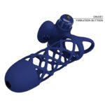 PRETTY LOVE – GIANN VIBRATOR RING WITH SILICONE SHEATH BLUE Cock Rings | SEXstore.ie 15