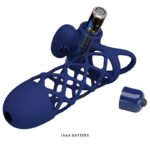 PRETTY LOVE – GIANN VIBRATOR RING WITH SILICONE SHEATH BLUE Cock Rings | SEXstore.ie 16