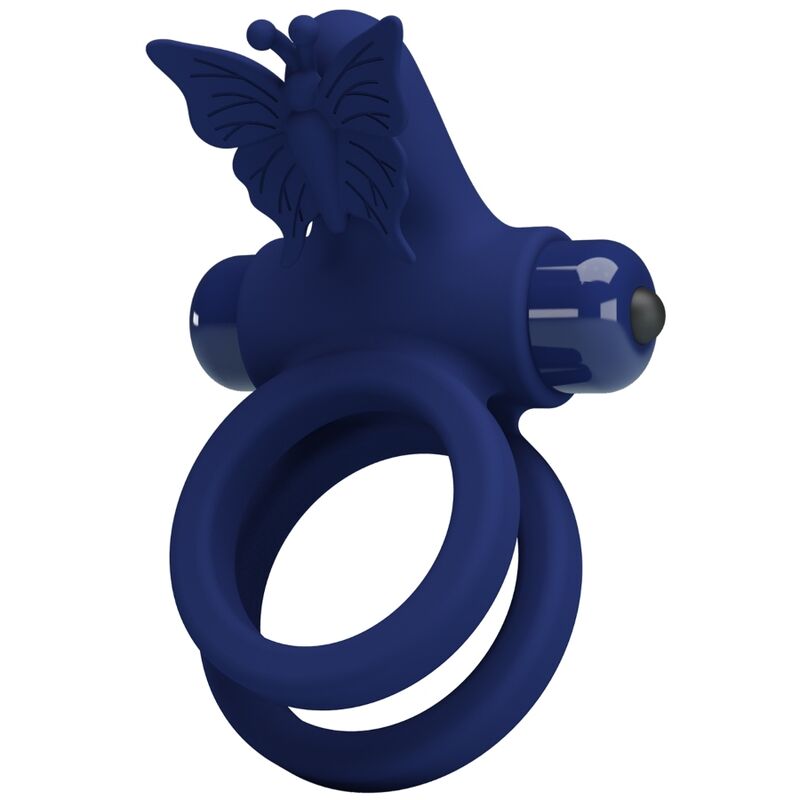 PRETTY LOVE – JAMELE DOUBLE RING WITH VIBRATION & BUTTERFLY STIMULATOR BLUE Cock Rings | SEXstore.ie 4 PRETTY LOVE – JAMELE DOUBLE RING WITH VIBRATION & BUTTERFLY STIMULATOR BLUE Cock Rings | SEXstore.ie 4
