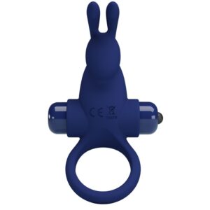 PRETTY LOVE – JIRO RABBIT RING WITH VIBRATION BLUE Cock Rings | SEXstore.ie 3