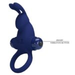 PRETTY LOVE – JIRO RABBIT RING WITH VIBRATION BLUE Cock Rings | SEXstore.ie 19