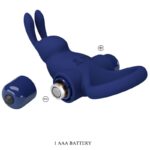 PRETTY LOVE – JIRO RABBIT RING WITH VIBRATION BLUE Cock Rings | SEXstore.ie 20