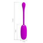 PRETTY LOVE – JULIUS WATERPROOF-RECHARGEABLE VIBRATING EGG PURPLE Balls, eggs and bullets | SEXstore.ie 22