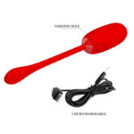 PRETTY LOVE – JULIUS WATERPROOF-RECHARGEABLE VIBRATING EGG RED Balls, eggs and bullets | SEXstore.ie 22