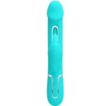 PRETTY LOVE – KAMPAS RABBIT 3 IN 1 MULTIFUNCTION VIBRATOR WITH TONGUE AQUA GREEN Rabbit Vibrators | SEXstore.ie 16