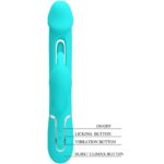 PRETTY LOVE – KAMPAS RABBIT 3 IN 1 MULTIFUNCTION VIBRATOR WITH TONGUE AQUA GREEN Rabbit Vibrators | SEXstore.ie 22