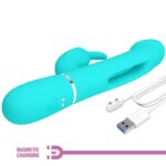PRETTY LOVE – KAMPAS RABBIT 3 IN 1 MULTIFUNCTION VIBRATOR WITH TONGUE AQUA GREEN Rabbit Vibrators | SEXstore.ie 23
